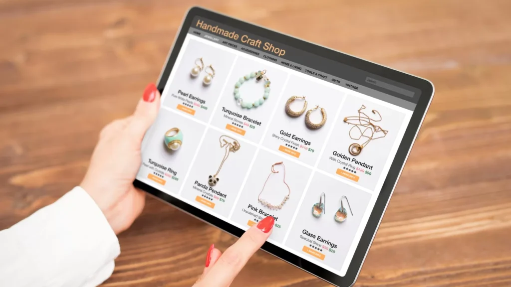 طراحی سایت طلا و جواهر