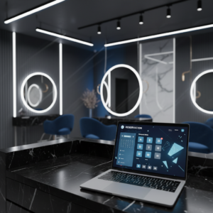 طراحی سایت سالن زیبایی با سیستم رزرواسیون